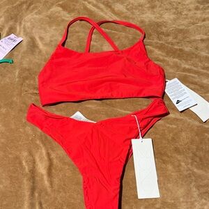 H&M Vibrant Red Bikini Set